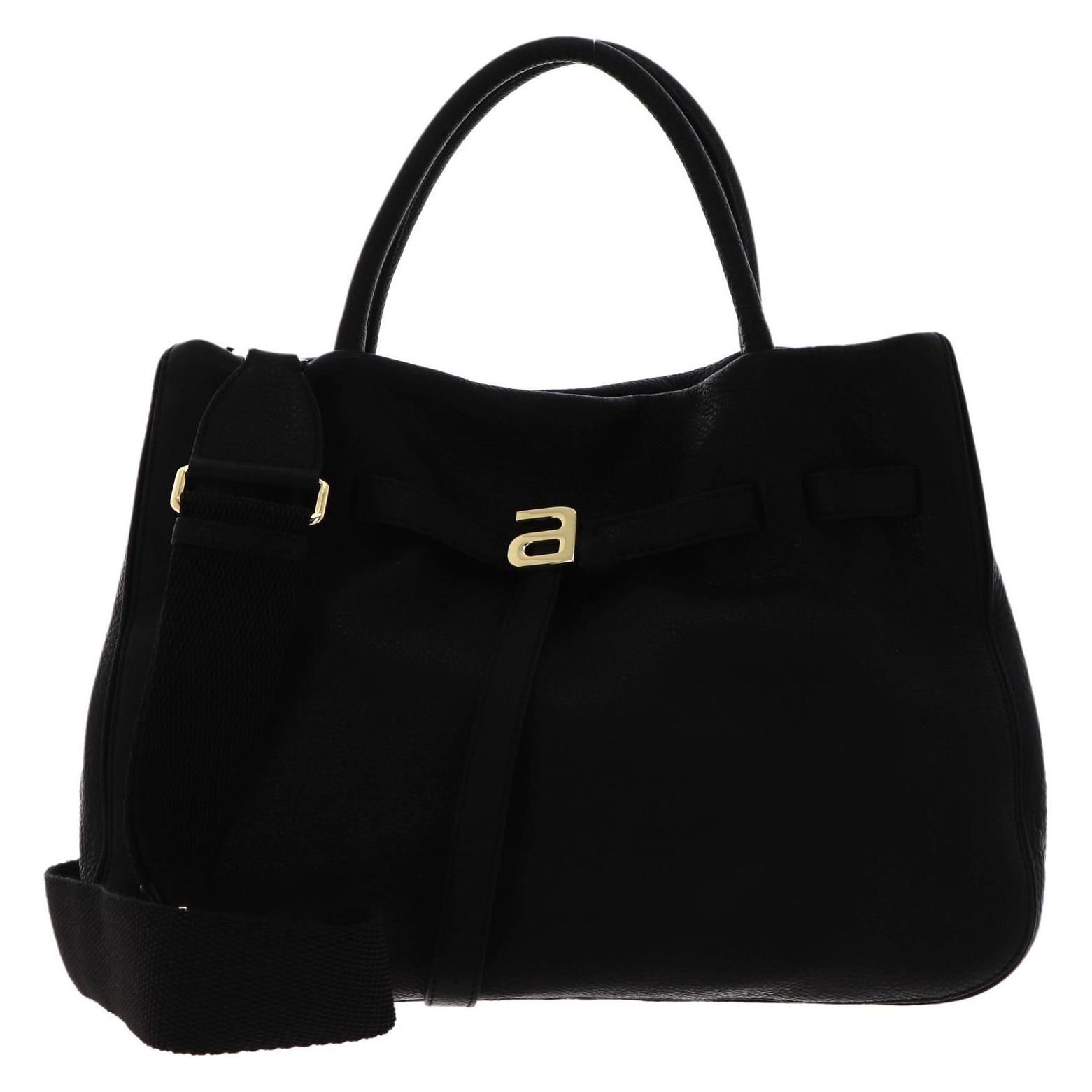 Abro, Damen, Handtasche, Leather Dalia Hand Bag Jill, Schwarz