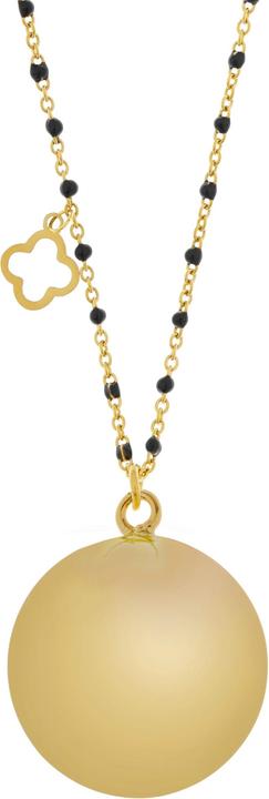 Produktbild Proud MaMa Bola-Kugel / Schwangerschaftskette Fine, Gold/ Schwarz (Silber)