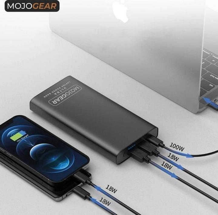 Productafbeelding Mojogear Ultra 26800mAh 100W Laptop PowerBank (100 W)