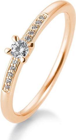 Immagine prodotto Breuning Anello di fidanzamento con pavé (53, 585/14 K Oro)
