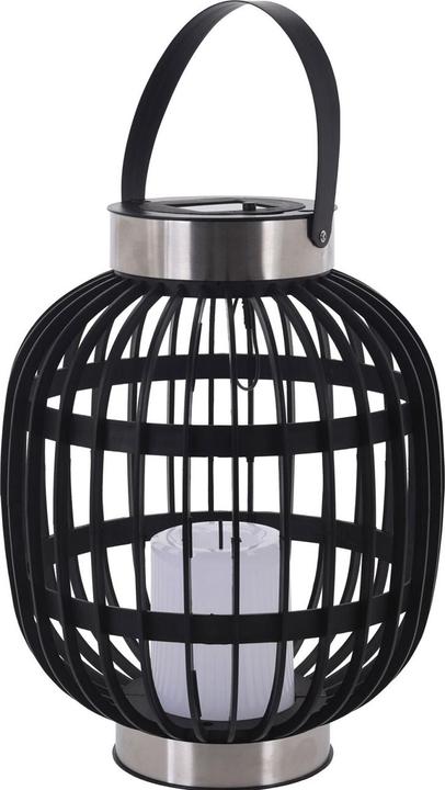 Produktbild H & S Collection Solar-Gartenampel in Rattan-Optik