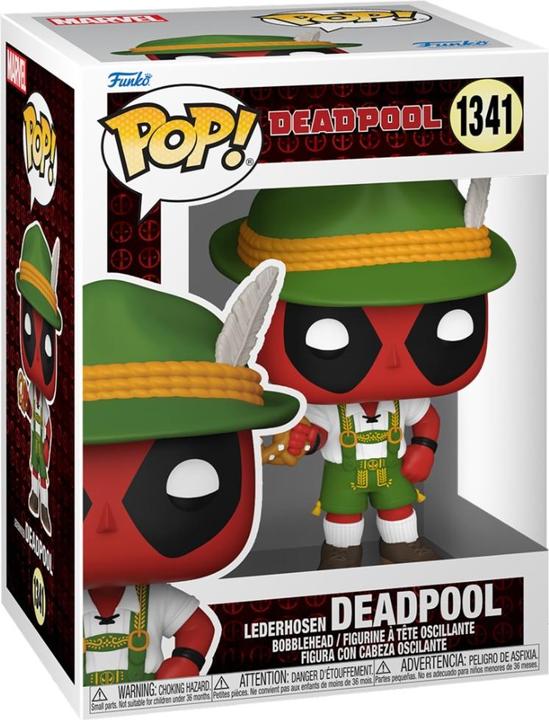 Actual product image Funko Deadpool Parody POP! Vinyl Figur Lederhosen 9 cm