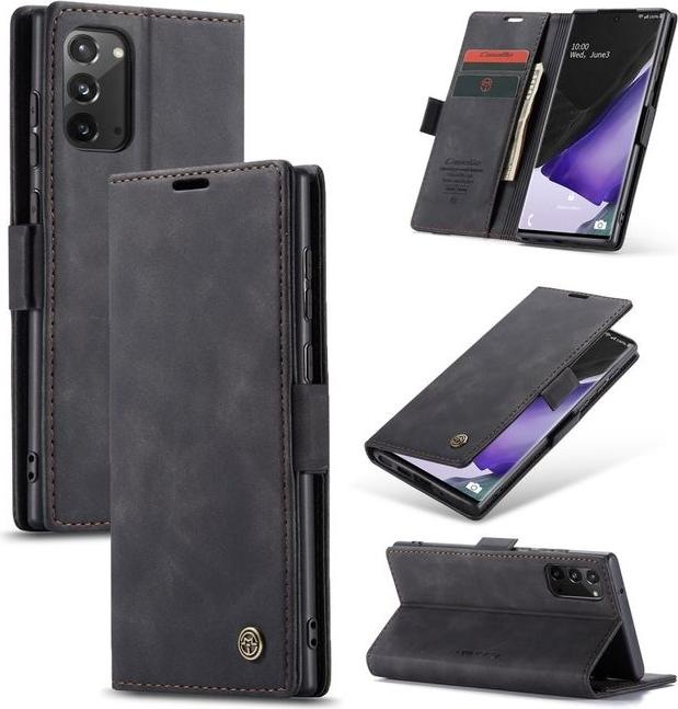 Produktbild Caseme Leder Flip Wallet Case Hülle (Samsung Galaxy Note 20)
