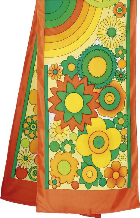 Actual product image H Dupont Silk scarf Flowerpower