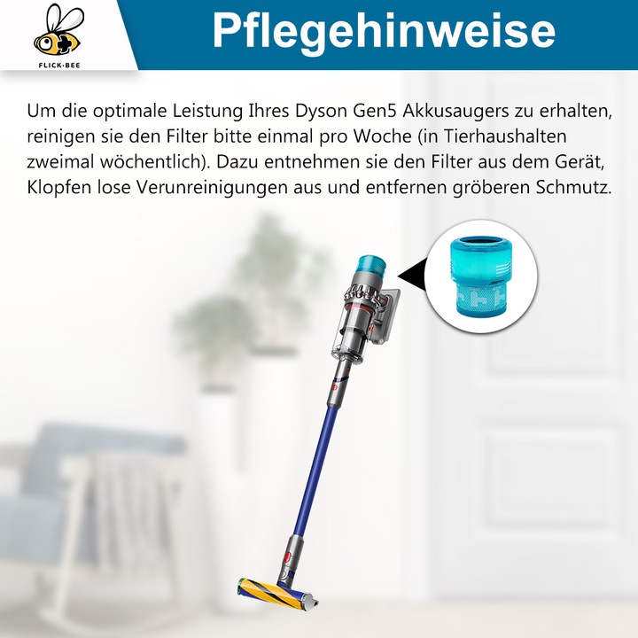 Immagine prodotto Flickbee Filtro per Dyson GEN5 Detect | SV23 - sostituisce 972352-01
