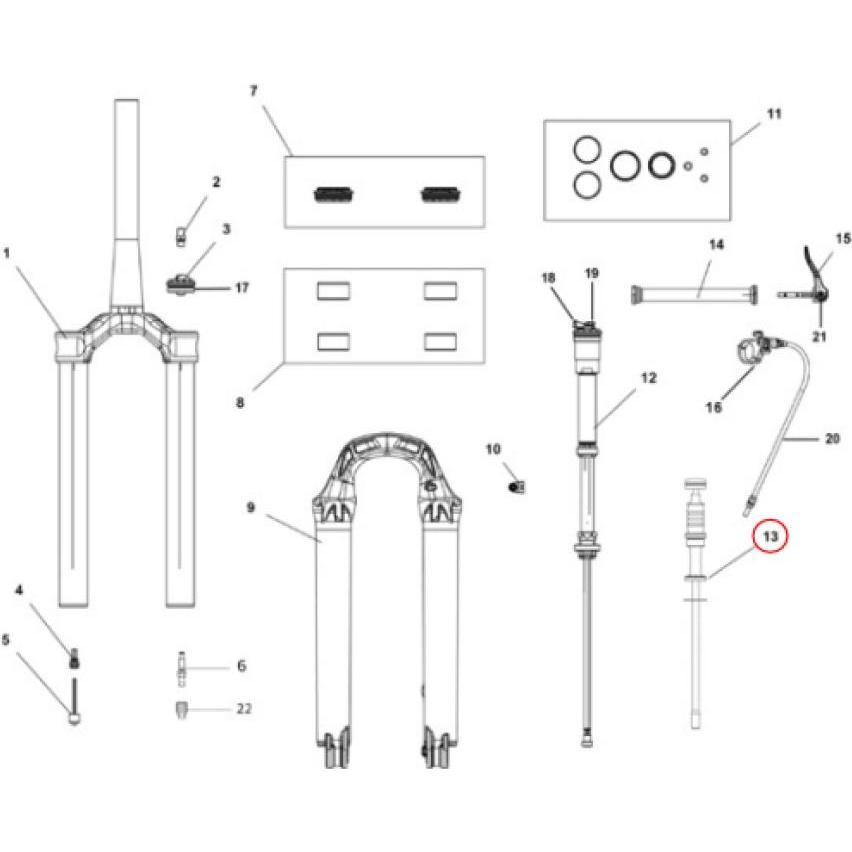 Formula, Zubehör Velofederung