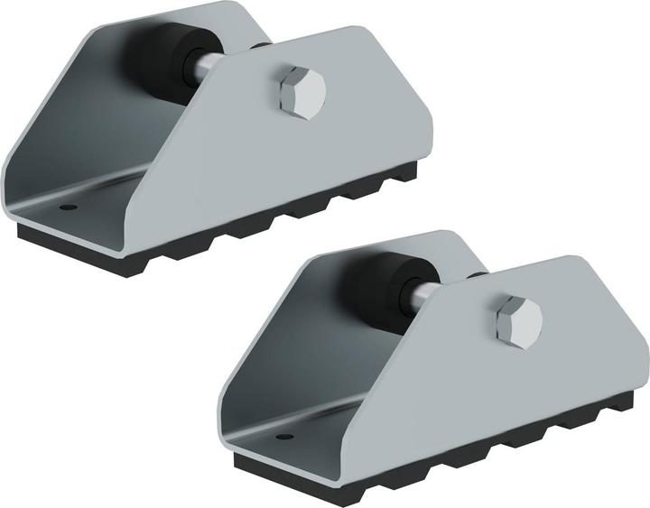 Image du produit Günzburger Pied pivotant avec support en caoutchouc, largeur 25 mm (Échelle deux plans)