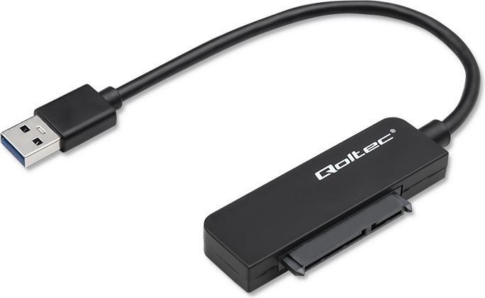 Actual product image Qoltec SATA adapter SSD HDD 2.5 inch, USB 3.0, 2TB