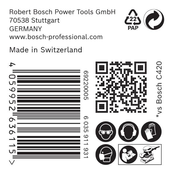 Produktbild Bosch Professional Zubehör EXPERT C470 Schleifpapier 80 x 133 mm, G 60, 50 Stück (Körnung 60)