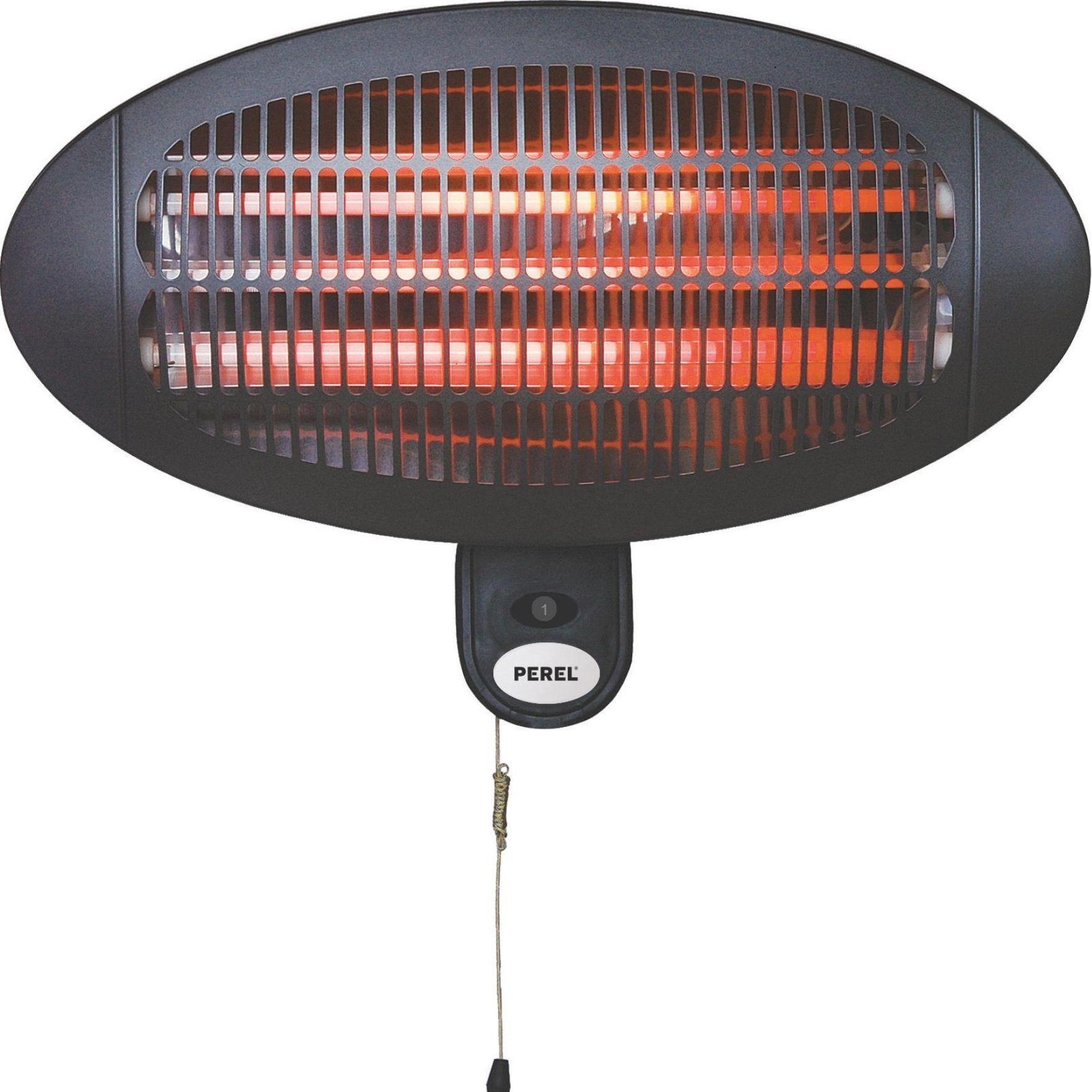 Perel Terrassen-Strahler - zum Aufhängen - 2000 W, Heizstrahler