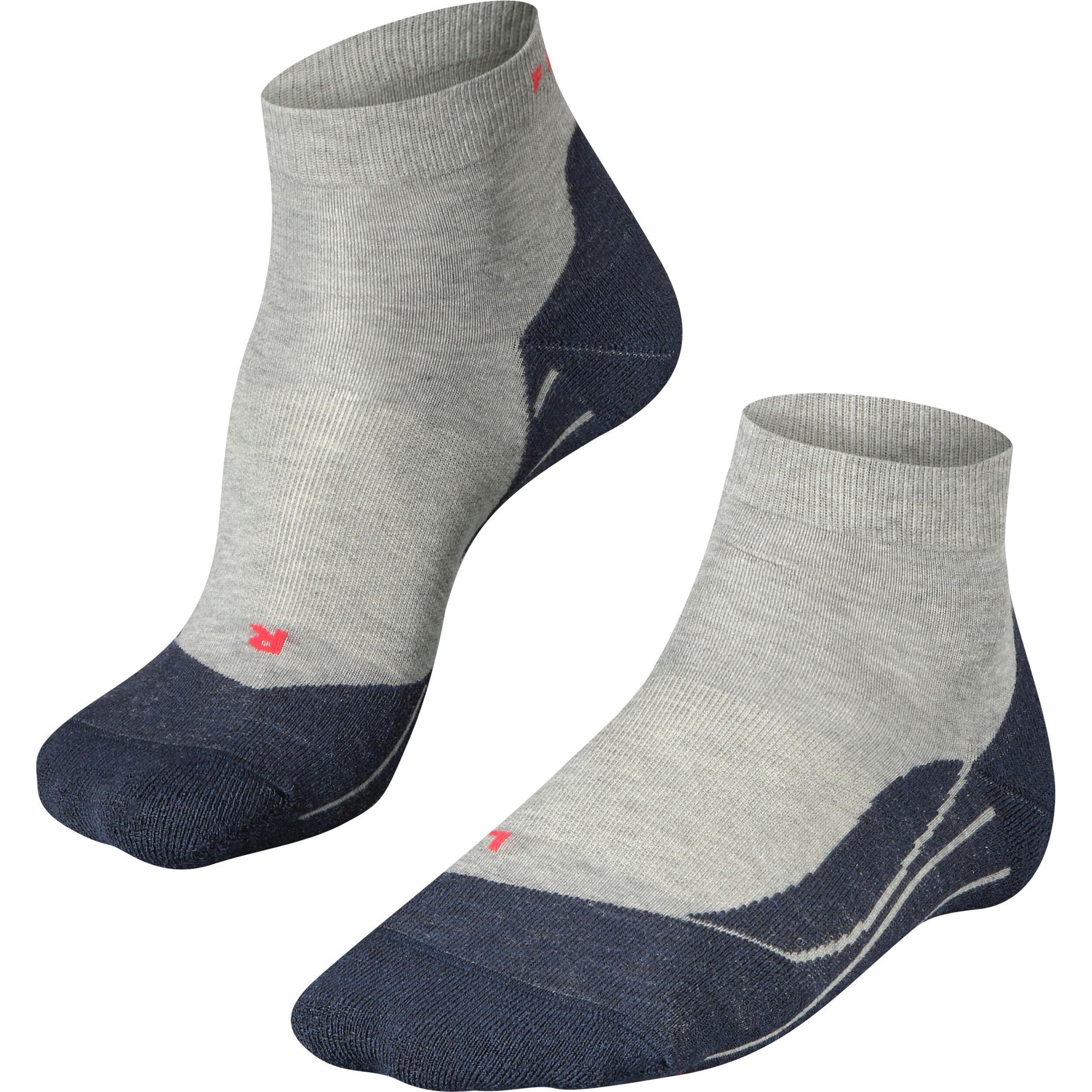Falke, Herren, Sportsocken, RU4 Short (39 - 41), Grau, Schwarz