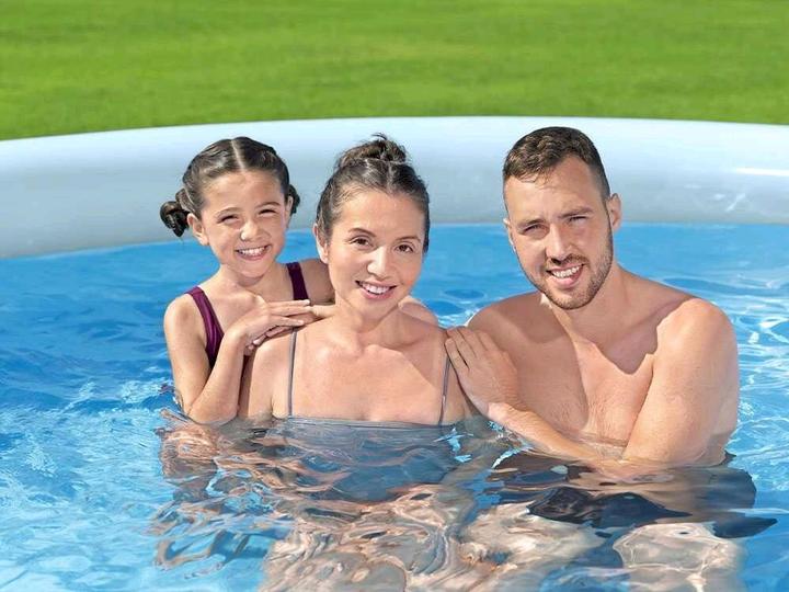 Actual product image Bestway Fast Set Aufblasbarer Pool und Filterpumpe 29 W (457 x 84 cm)