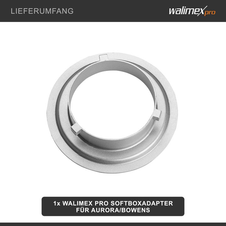 Produktbild Walimex Softbox Adapter für Aurora / Bowens (15.20 cm)