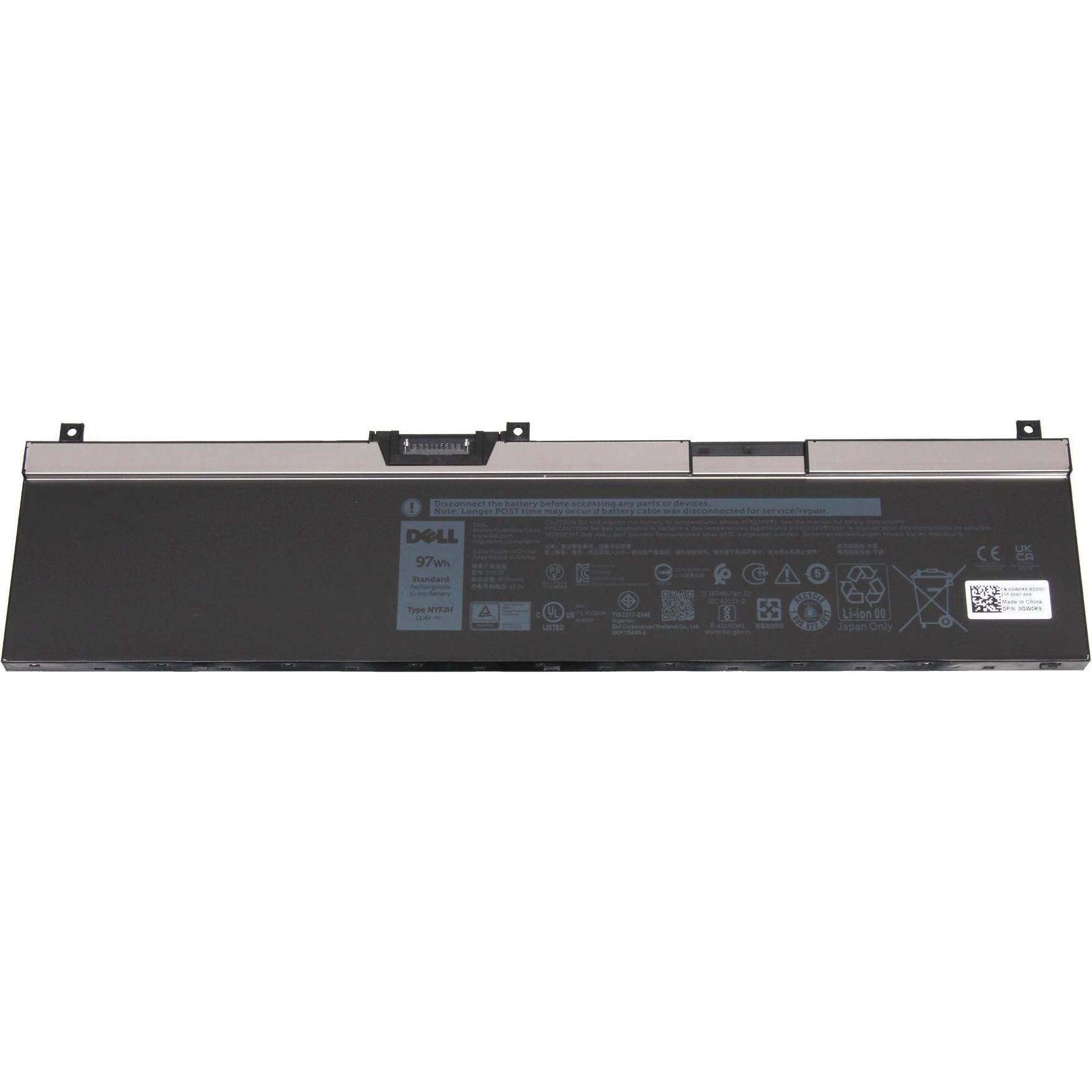 Dell VRX0J (6 Zellen, 8070 mAh), Notebook Akku