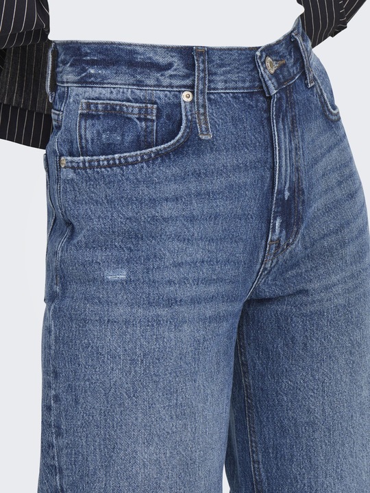 Produktbild Only ONLBROOME Hohe Taille Weiter Beinschnitt Jeans Jeans mit weitem Bein (W32/L30)