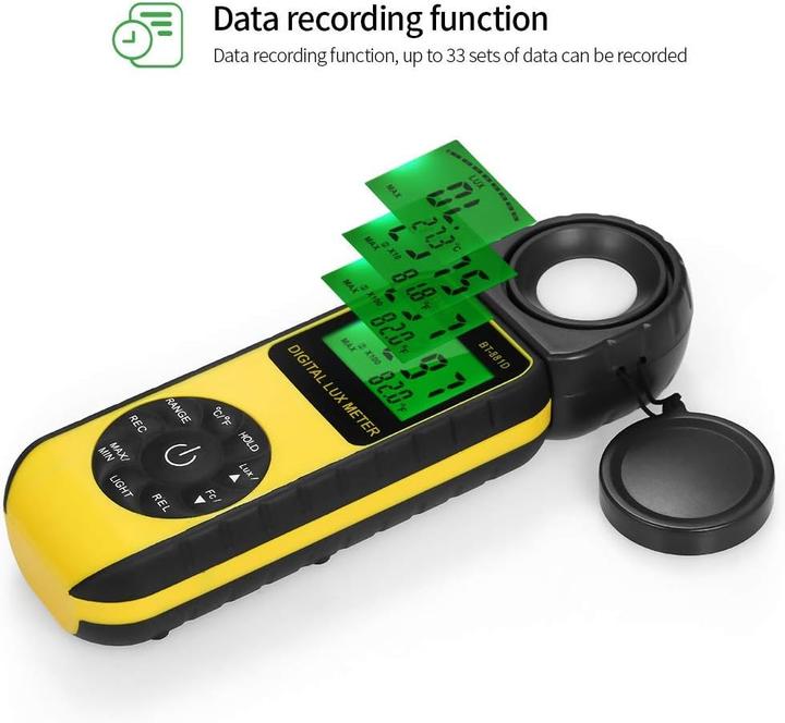 Actual product image Btmeter Digital Light Meter BT-881E