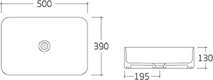 Actual product image Shower Design Juniko (390 mm, 500 mm)