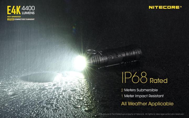Image du produit Nitecore E4K - 4400 Lumen (11.75 cm, 4400 lm)