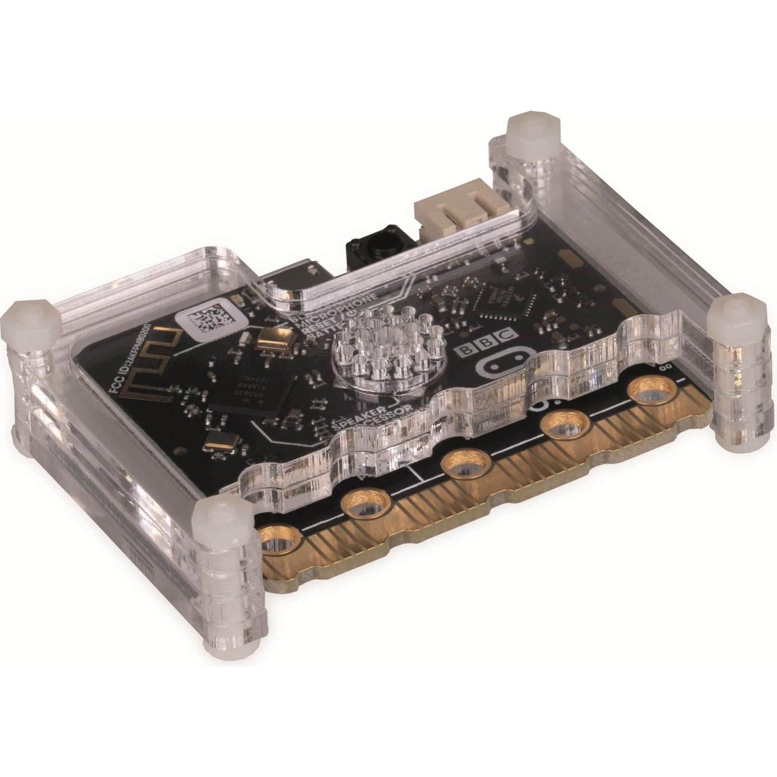 Thumbnail - Joy-it BBCZ CASE V2 TR Gehäuse für Micro Bit V2 transparent, Entwicklungsboard + Kit