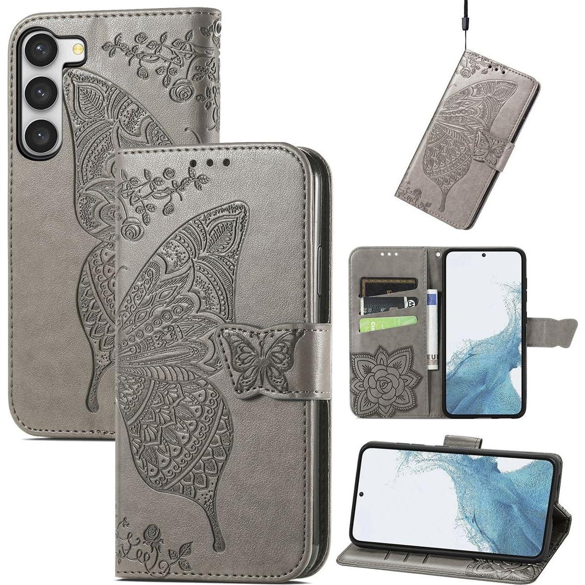 König Design Hülle Handy Schutz für Samsung Galaxy S23 Plus Ultra Case Cover Tasche Wallet (Samsung Galaxy S23 Ultra), S...
