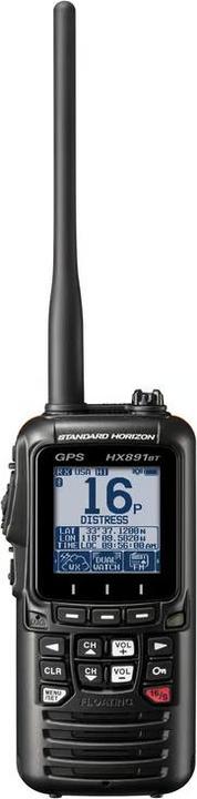 Standard Horizon Floating waterproof Bluetooth VHF handheld, GPS, DSC