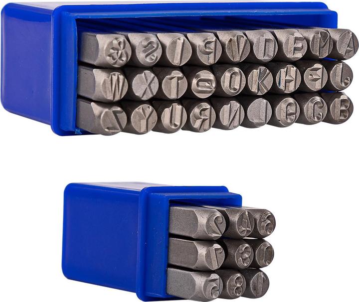 Dema Schlagzahlen Schlachbuchstaben Set 36tlg | 6mm