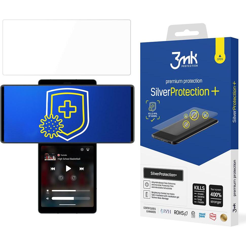 Thumbnail - 3MK LG Wing 5G – SilverProtection+ (1 Stück, LG Wing), Smartphone Schutzfolie, Silber