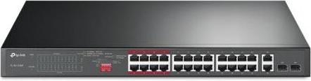 Image du produit TP-Link TL-SL1226P - Commutateur - non administrable - 24 x 10/100 (PoE+) + 2 x 10/100/1000 + 2 x combo (26 ports)