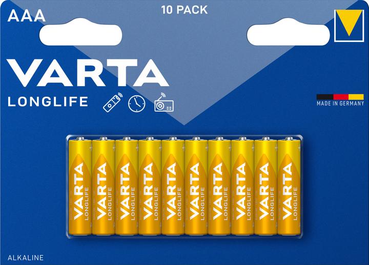 Image du produit Varta Pile Longlife AAA Nouvelle (10 pcs, AAA, 1200 mAh)