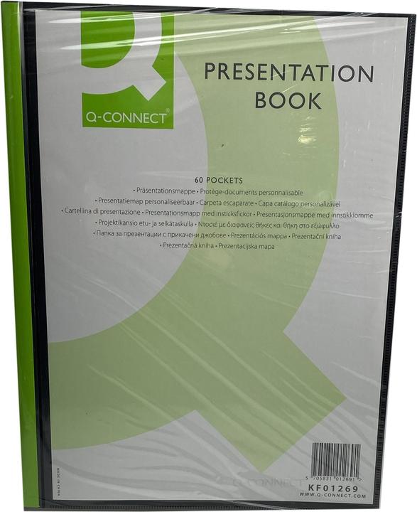 Produktbild Q-Connect Sichtbuch mit transparenter Sichttasche (A4, 1x)