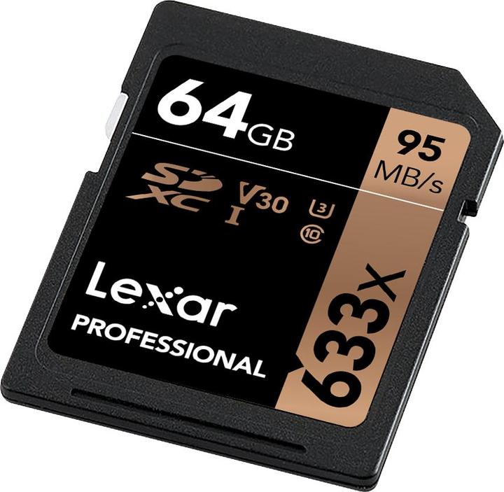 Immagine prodotto Lexar Professionale 633x (64 GB, SDXC, U3, UHS-I)