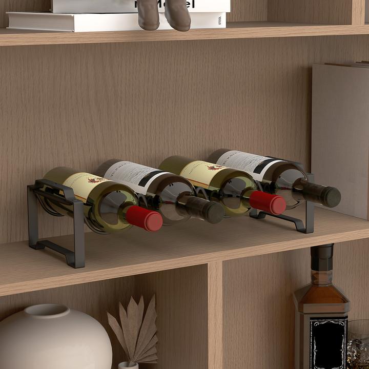 Image du produit Homcom Casier à vin (42,5 x 16,5 x 41 cm, 16 Fl.)