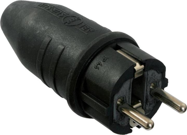 Actual product image As - Schwabe Solid rubber plug (CEE 7/7)