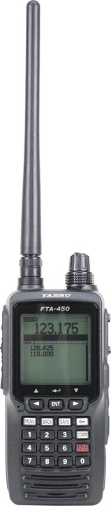 Image du produit Yaesu FTA450L Radio VHF portable pour l'aviation, 118.000-136.975 MHz, 2200 mAh