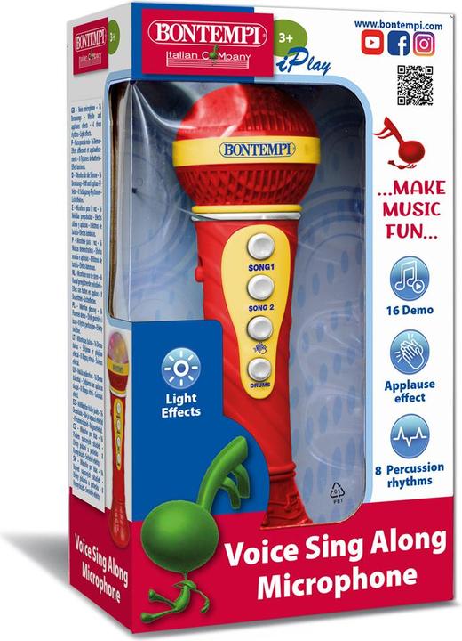 Bontempi Karaoke-Mikrofon mit Lichteffekten