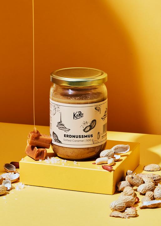 Actual product image KoRo Peanut cream made from roasted and caramelised peanut kernels with sea salt (500 g)