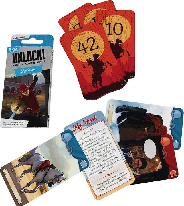 Immagine prodotto Asmodée Sblocca! Avventure brevi Maschera rossa (Francese)