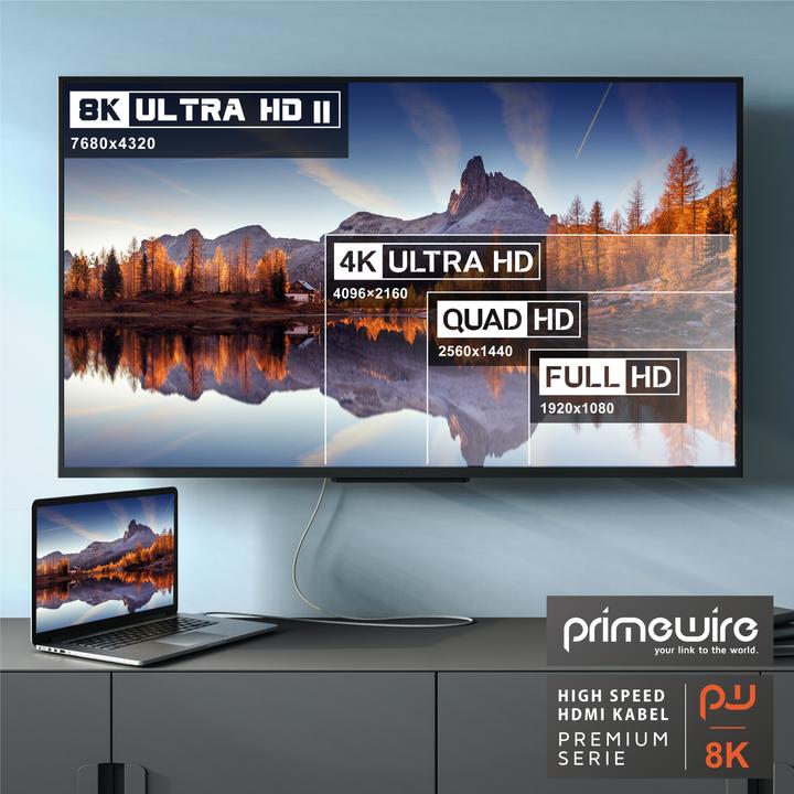 Actual product image Primewire HDMI – HDMI (5 m, HDMI, 2.1)