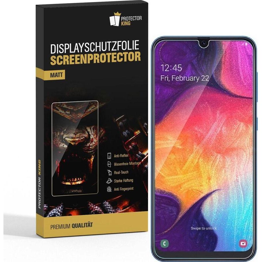 Protectorking 3x Premium Displayschutzfolie Matt Entspiegelt (3 Stück, Samsung Galaxy M30), Smartphone Schutzfolie
