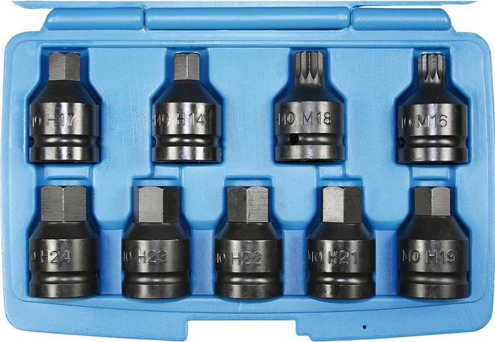 SW-Stahl Bussole per cacciaviti IMPACT, esagono incassato, cromo-molibdeno, 07942L