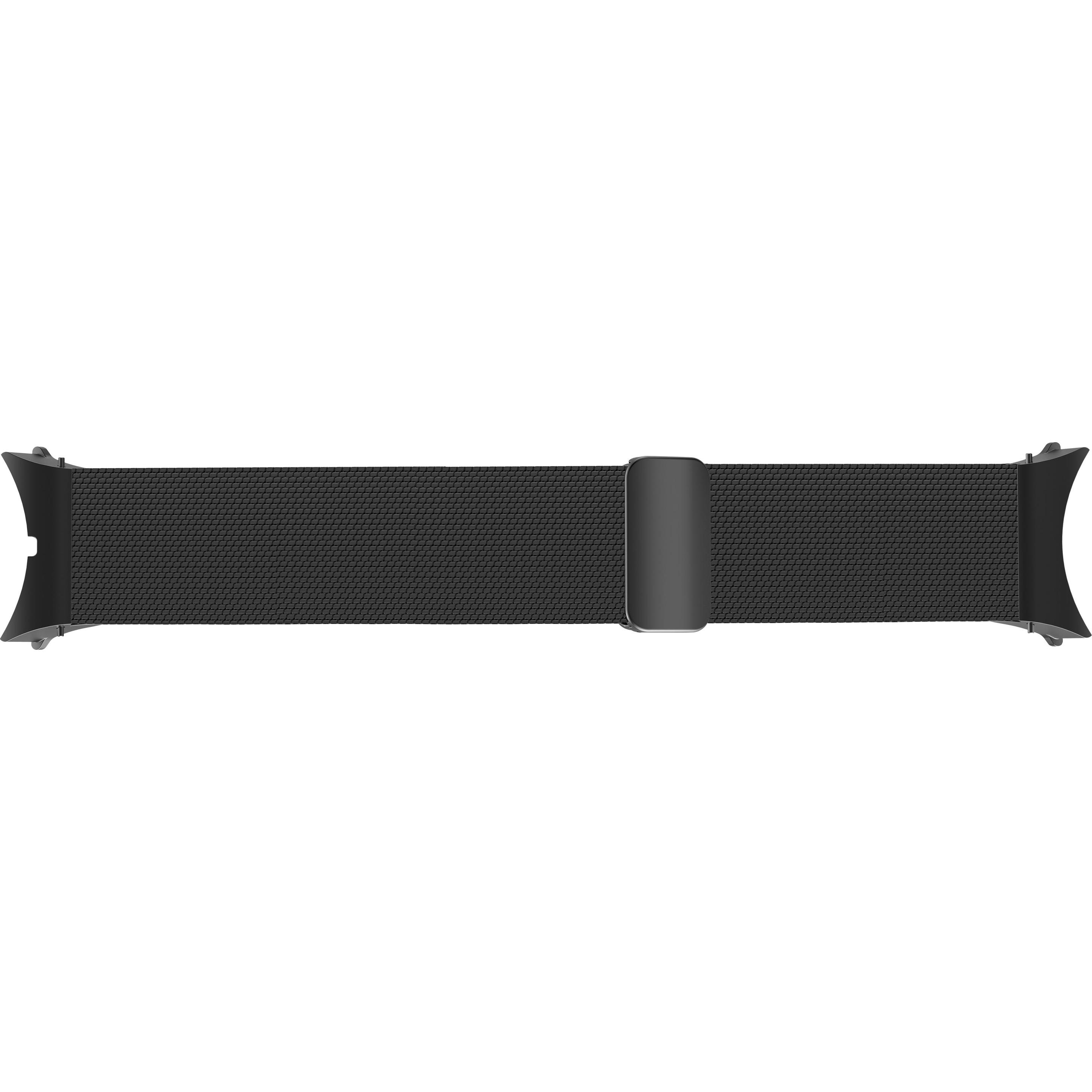 Samsung Band (44 mm, Edelstahl, Galaxy Watch 4, Galaxy Watch 5), Uhrenarmband, Schwarz