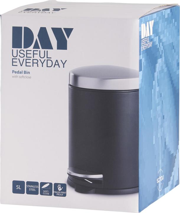 Produktbild H. P. Schou DAY - Pedal Bin Black - 5L (756242) (5 l)