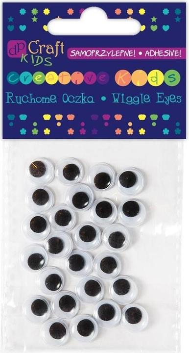 Produktbild DP Craft Selbstklebende bewegliche Augen 10mm 24 Stk