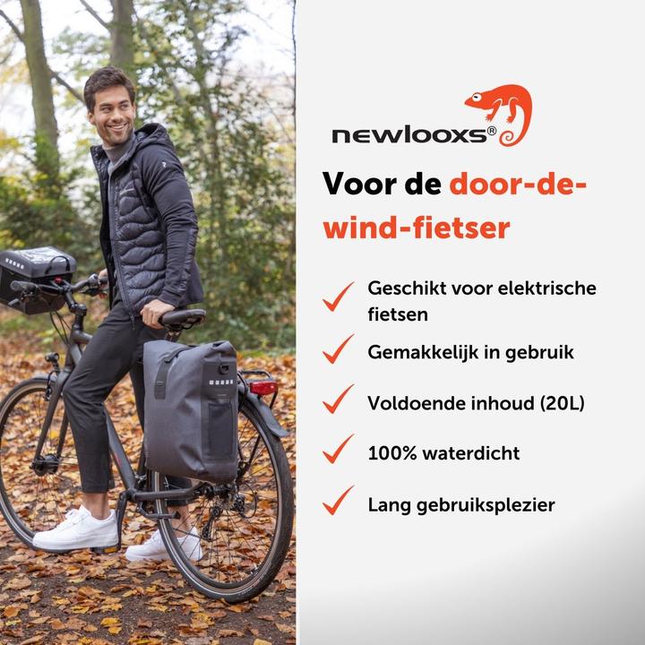 Produktbild New Looxs 5037052 (20 l, Gepäckträgertasche)