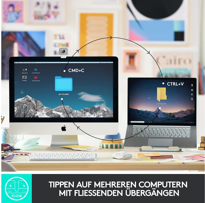 Produktbild Logitech MX Keys Mini (CH, Kabellos)