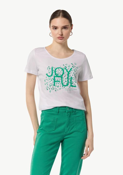 Actual product image Comma T-Shirt T-Shirt mit Front- und Logoprint (46)