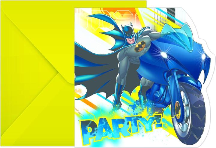 Image du produit Procos Invitations - Batman (6pcs)