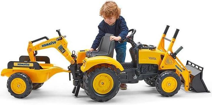 Immagine prodotto Falk Toys Trattore per bambini XXL con rimorchio