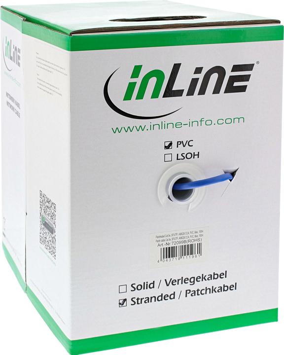 Produktbild InLine Patchkabel Cat.5e (SF/UTP, CAT5e, 100 m)