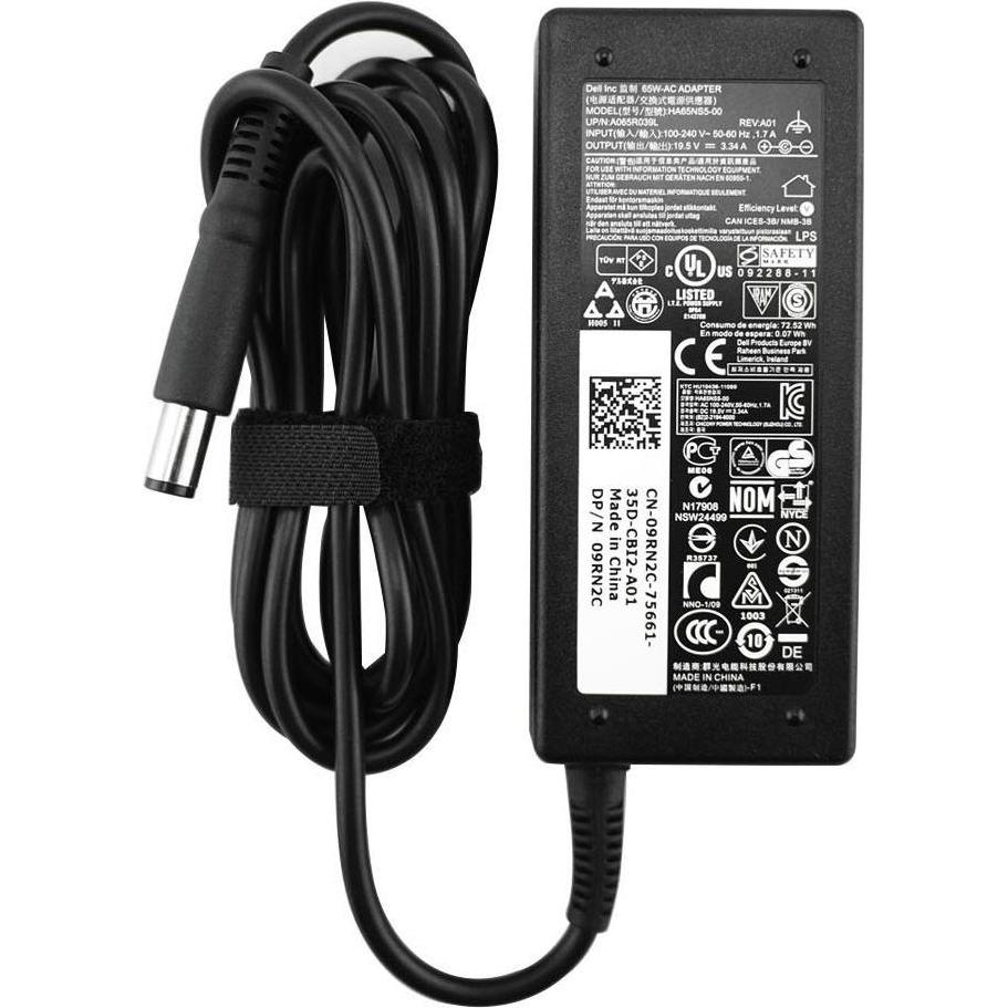 Dell 180W AC Adapter für Notebooks (180 W), Notebook Netzteil, Schwarz